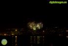 Fuegos artificiales en la Feria de Málaga 2014