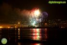 Fuegos artificiales en la Feria de Málaga 2014