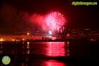 Fuegos artificiales en la Feria de Málaga 2014