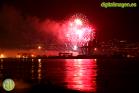 Fuegos artificiales en la Feria de Málaga 2014