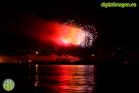 Fuegos artificiales en la Feria de Málaga 2014