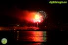Fuegos artificiales en la Feria de Málaga 2014