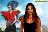 Malú atendiendo a la prensa antes del concierto